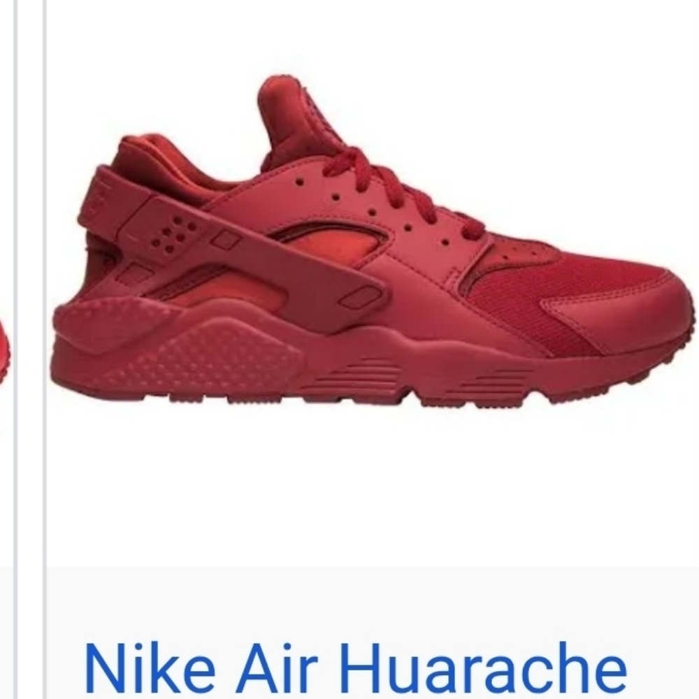 Nike Air Huarache Women's Sneakers in Vibrant Red 9 Fit Like 8.